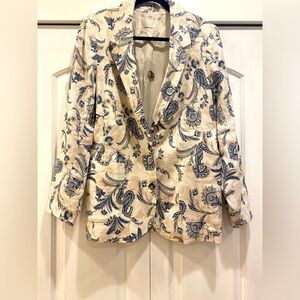 NWOT Anthropologie Paisley Blazer